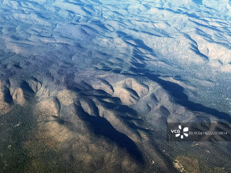 皱褶的风景，凯普约克，昆士兰，澳大利亚图片素材