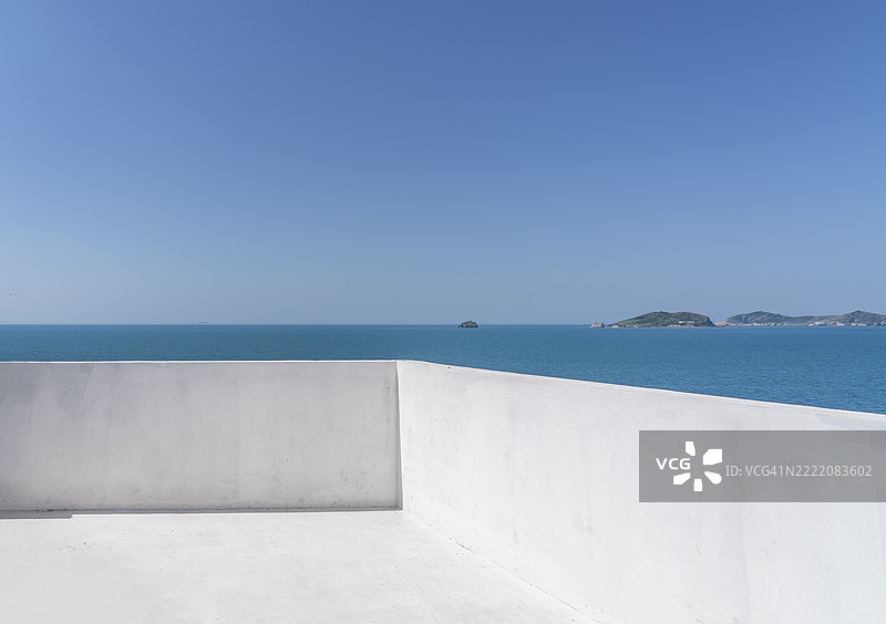 海边观景平台图片素材