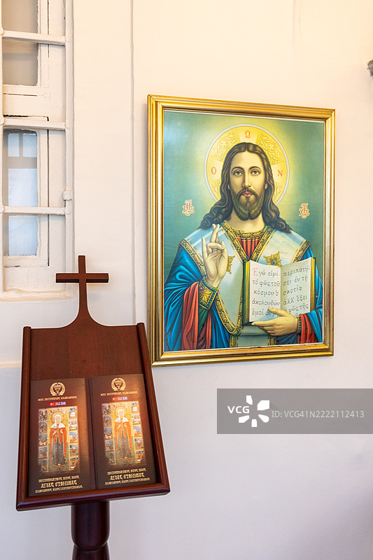 卡迪柯伊的阿亚·埃菲米亚希腊东正教教堂图片素材