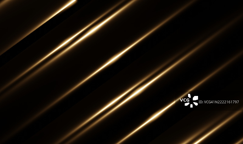 优雅的对角光线在黑色背景上图片素材