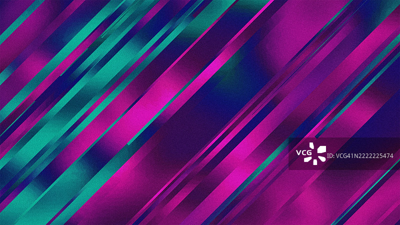 霓虹品红和青色的粗斜条纹。抽象背景，具有生动的品红和青色斜条纹，以及光滑的高对比度效果，适合前卫和现代的视觉风格。图片素材