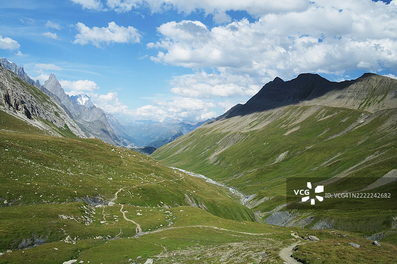 阿尔卑斯山风景图片素材