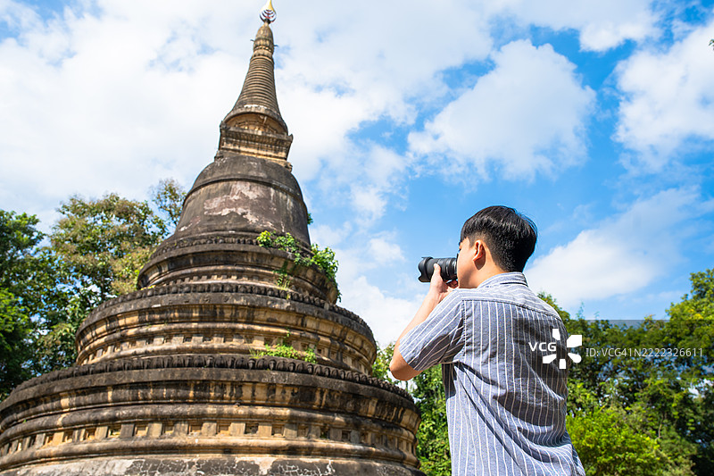 清迈的乌蒙寺（Wat Umong Suan Putthatham或Wat U-Mong）图片素材