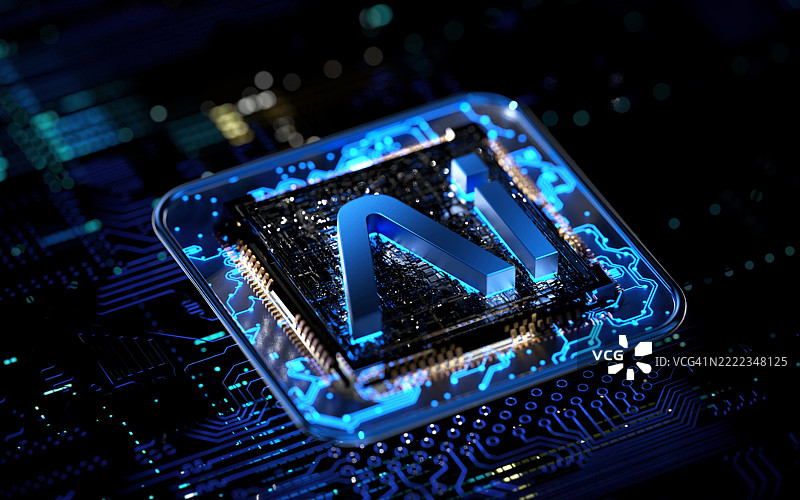 人工智能机器学习大型语言模型AI技术图片素材