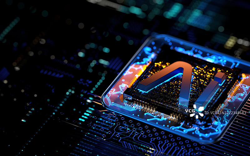 人工智能机器学习大型语言模型AI技术图片素材