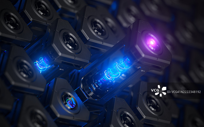 固态电池锂突破用于电动汽车，针对汽车行业的新型固态电解质能量存储电池研发，阴极图片素材