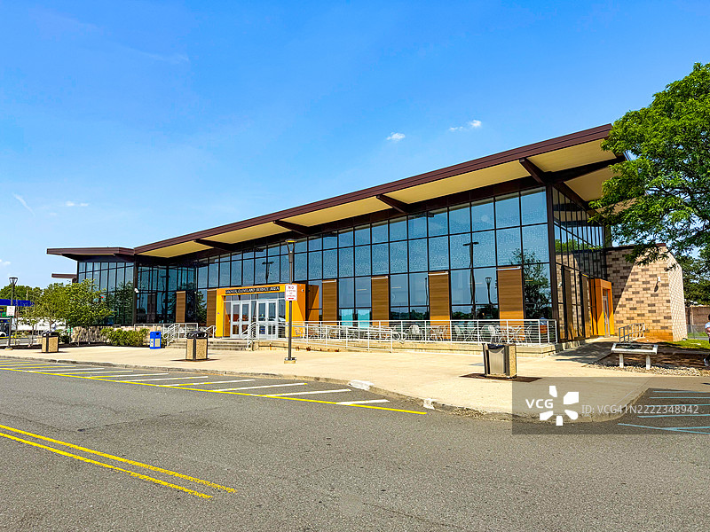 新泽西州收费公路上的格罗弗·克利夫兰服务区图片素材