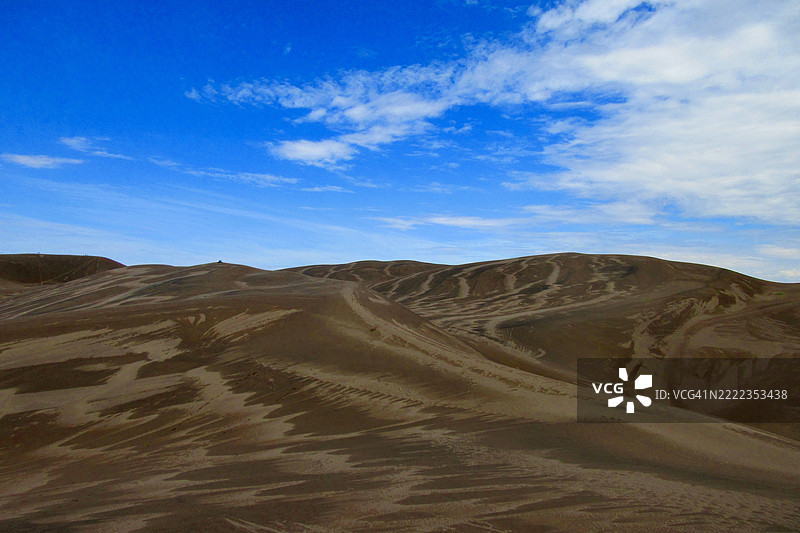 科罗拉多州大沙丘国家公园的美丽景色，位于美国科罗拉多州。图片素材