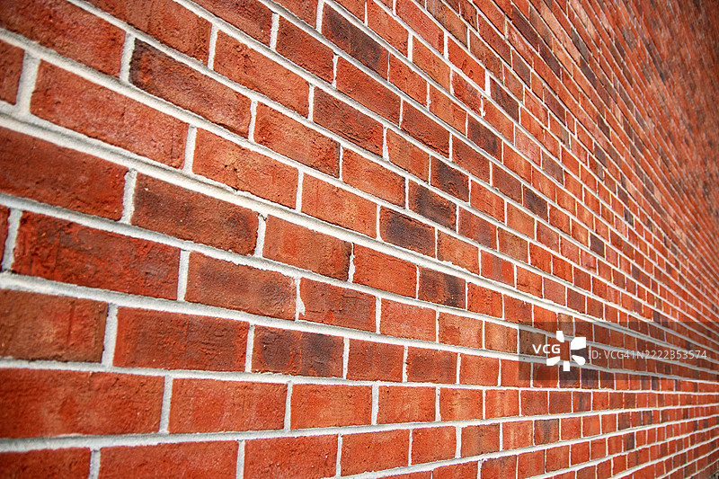 砖墙特写，德拉瓦州纽瓦克，美国图片素材