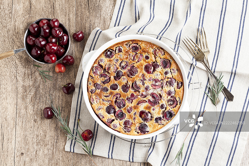 樱桃克拉福提图片素材