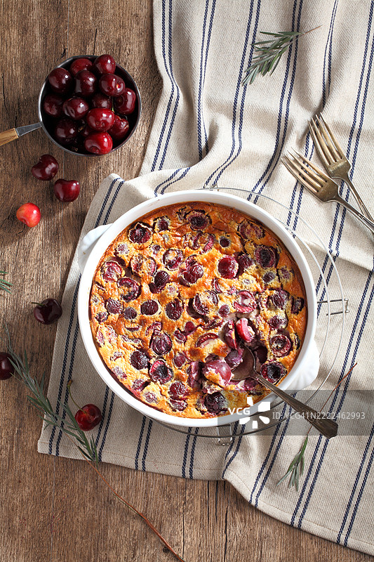 樱桃克拉福提图片素材