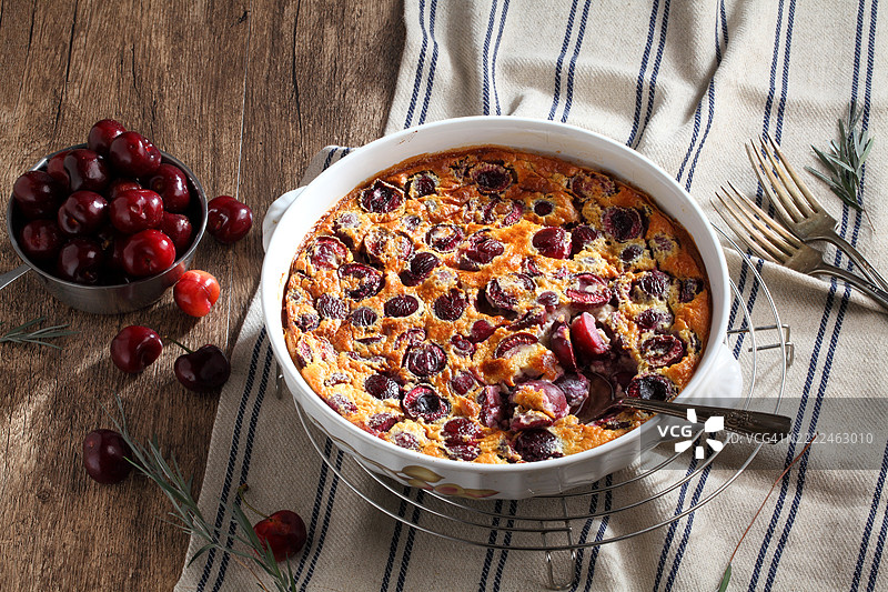 樱桃克拉福提图片素材