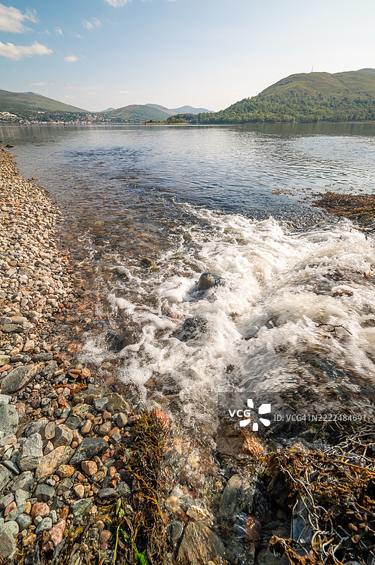洛赫林赫-科尔帕赫的溪流。图片素材