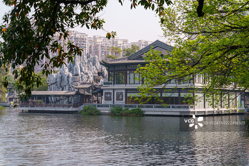 中国广东省广州的西湖风景图片素材