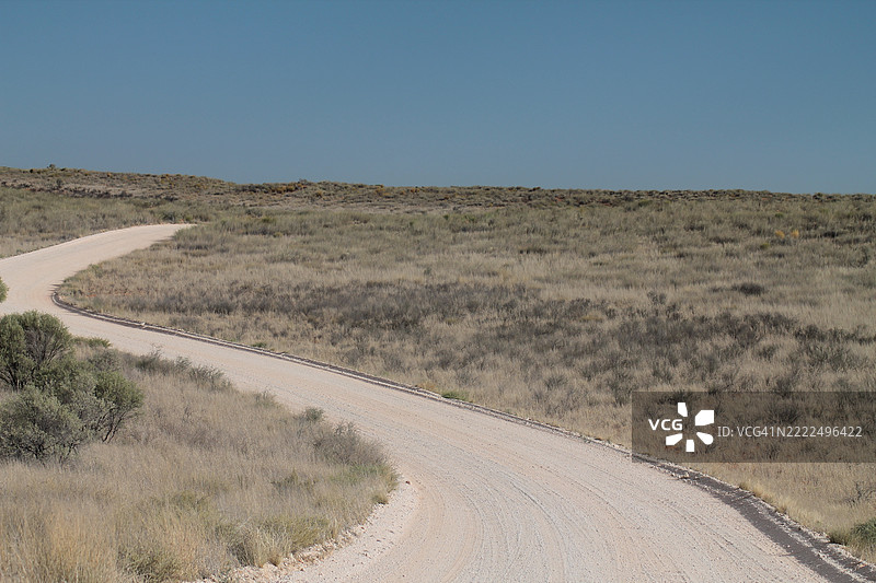 南非清澈天空下的美丽土地景观图片素材