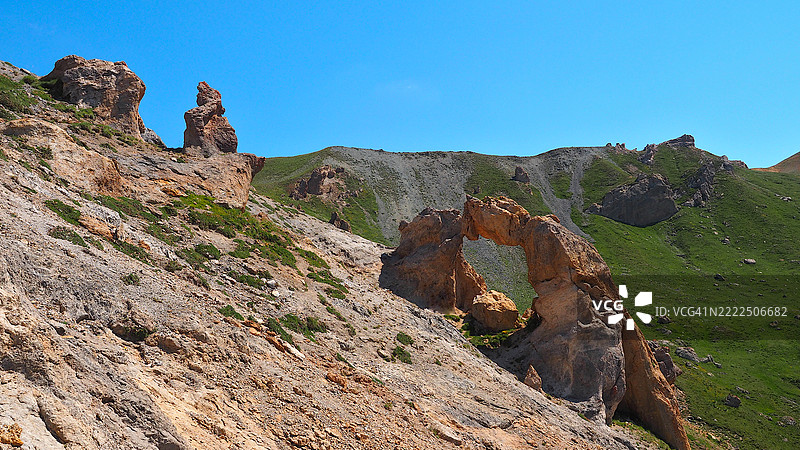 梅尔坎图尔国家公园的托尔蒂斯拱门，阿尔卑斯山，法国图片素材