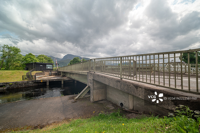 从海王星阶梯望向本尼维斯山。福特威廉图片素材