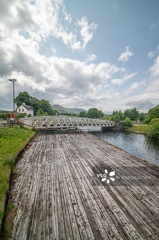 从海王星阶梯望向本尼维斯山。福特威廉图片素材