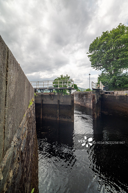 从海王星阶梯望向本尼维斯山。福特威廉图片素材