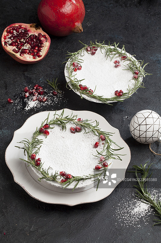 圣诞蛋糕图片素材