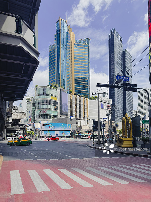 曼谷的街道图片素材