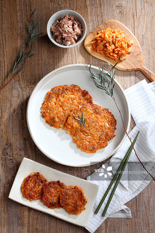 泡菜煎饼图片素材