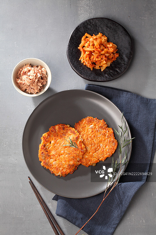 泡菜煎饼图片素材