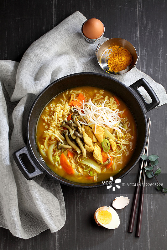 咖喱拉面图片素材