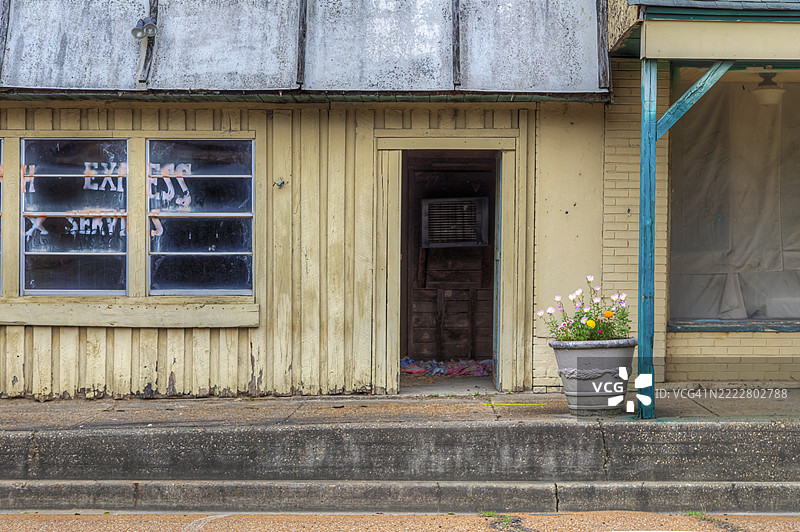 陈旧的店面，褪色的美感图片素材