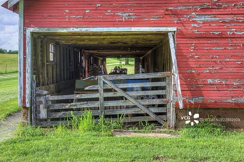 旧农具的安息之地图片素材