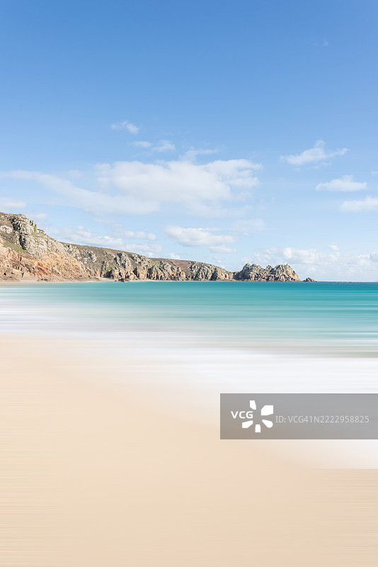 波斯库诺海滩，康沃尔图片素材