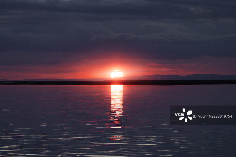 爱尔兰，海岸，日落图片素材