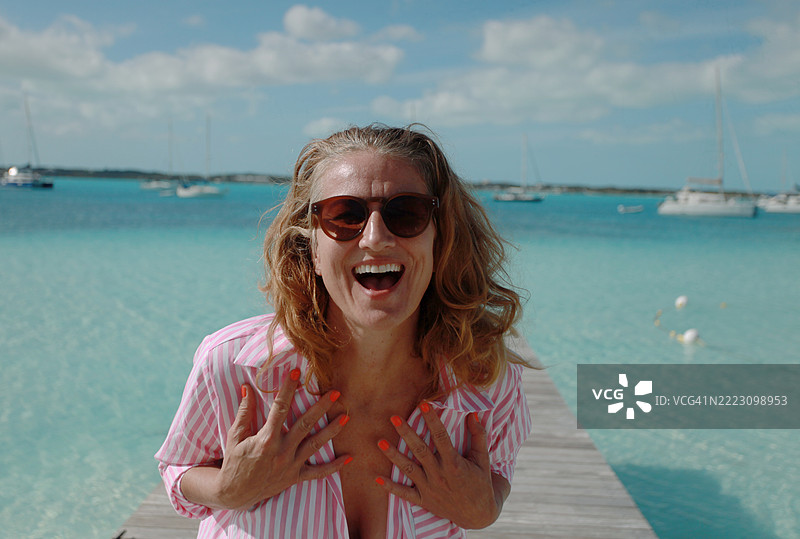 前往巴哈马的埃克苏马群岛之旅图片素材