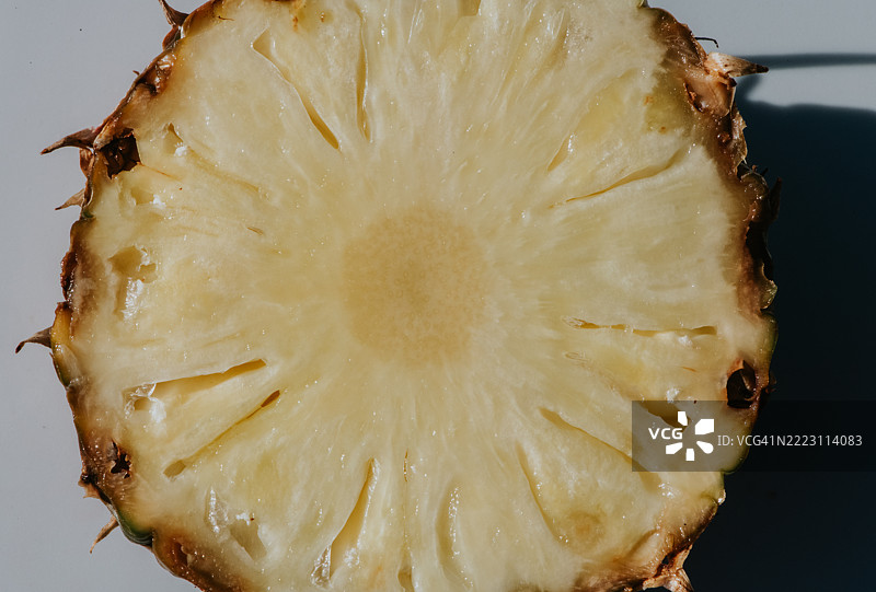 菠萝内部特写图片素材