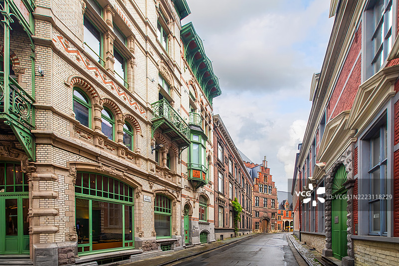 根特市中心图片素材