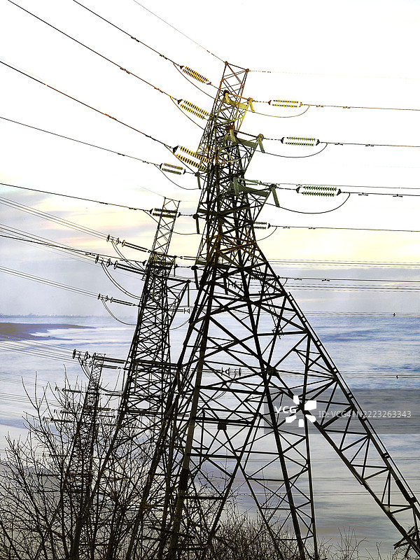 高压水电塔图片素材