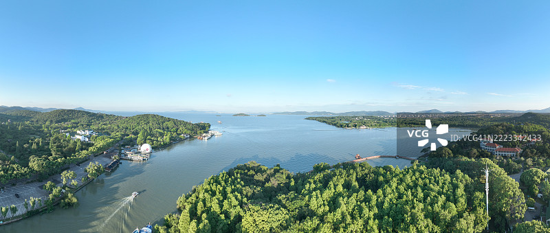 无锡的太湖风景图片素材