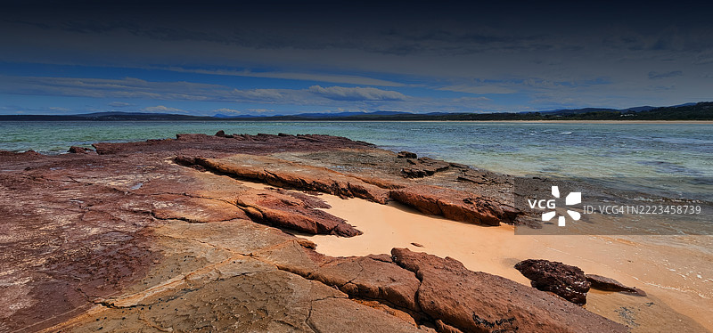 澳大利亚新南威尔士州东南海岸的梅林布拉海岸风光图片素材