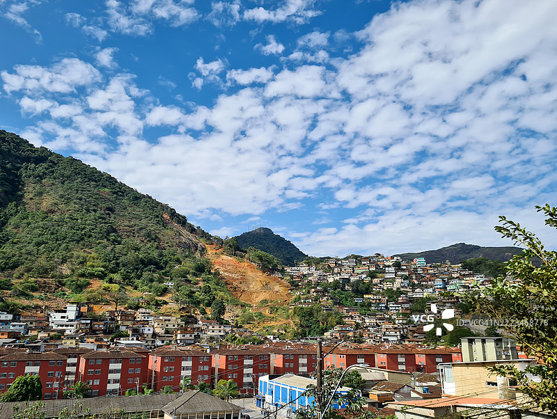 里约热内卢山区的古老帝国城市佩特罗波利斯图片素材