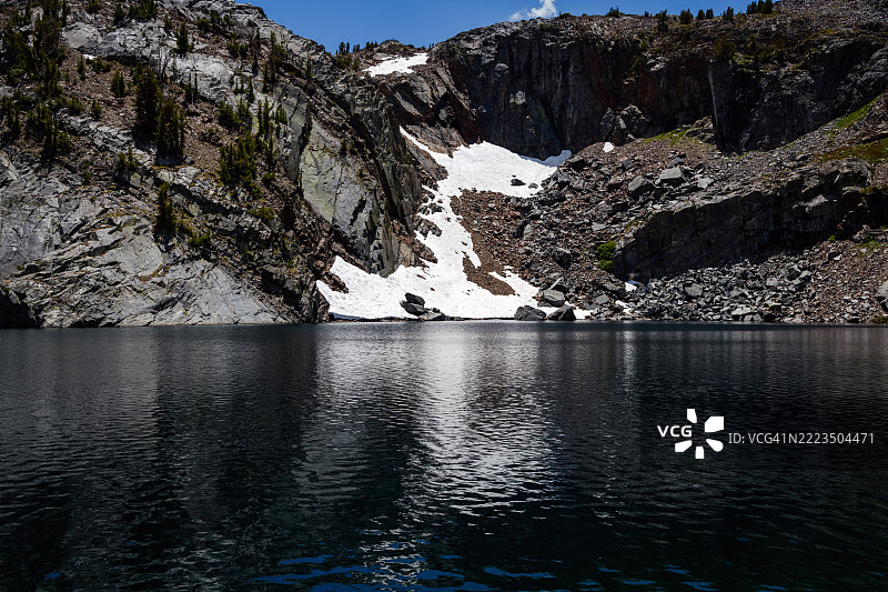 安塞尔·亚当斯荒野的红宝石湖图片素材