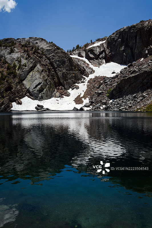 安塞尔·亚当斯荒野的红宝石湖图片素材