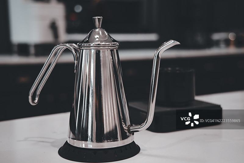 桌子上的容器特写，印第安纳州，美国图片素材