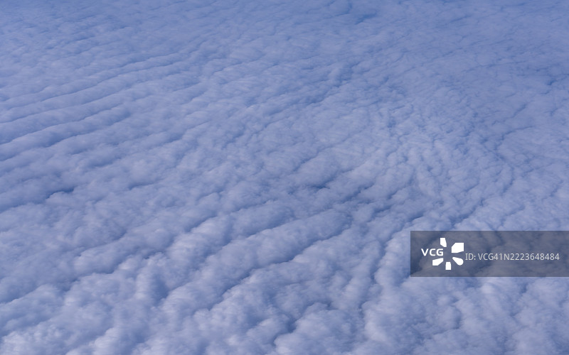 云层的鸟瞰图图片素材