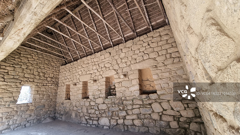 秘鲁马丘比丘神圣城市的印加遗址图片素材