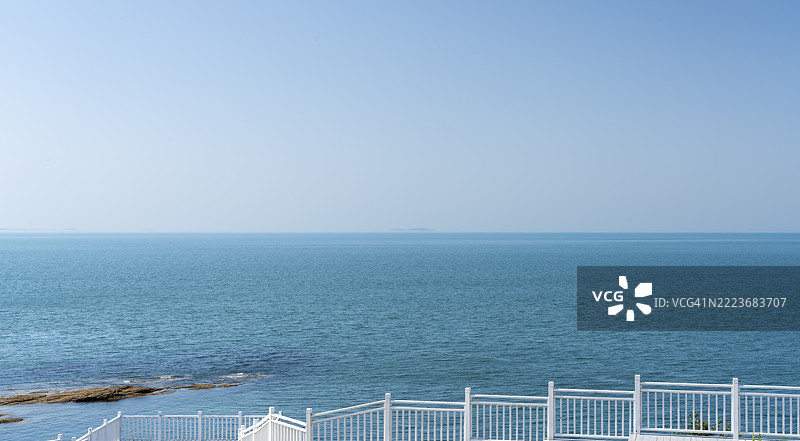 海洋的高角度视图图片素材