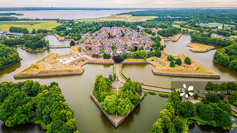 荷兰的纳尔登镇图片素材