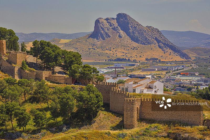 恋人岩，安特克拉，安达卢西亚，西班牙图片素材