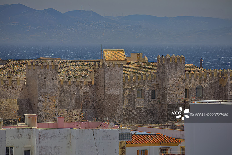 塔里法城堡，塔里法，安达卢西亚，西班牙图片素材