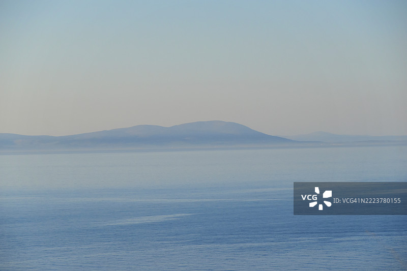 地平线上苏格兰的景色图片素材