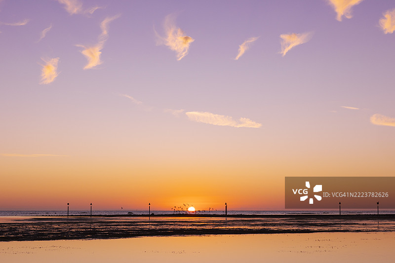 斯宾塞湾的日出图片素材